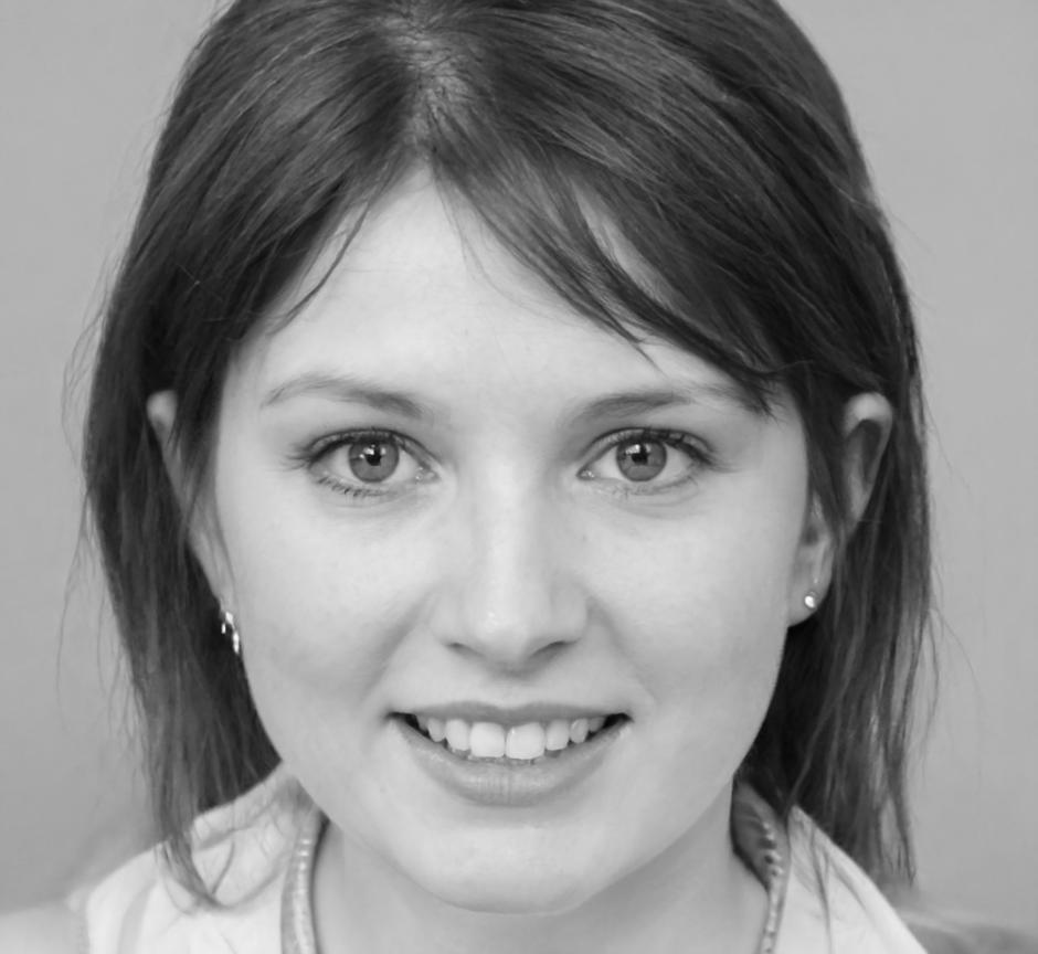 Liudmyla Honchar, computer science student